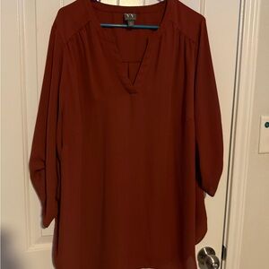 Women's Rust Blouse